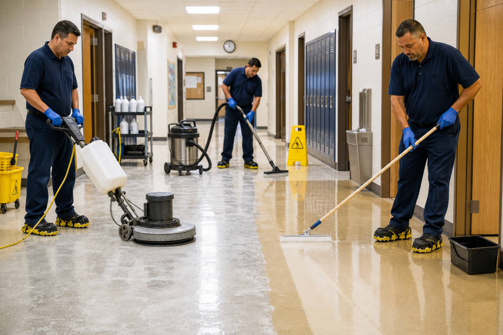 srtipping floors